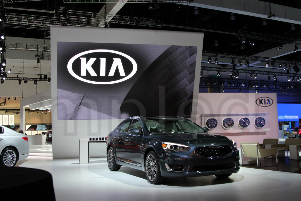 P6 indoor led display rental shining in LA Autoshow ,USA