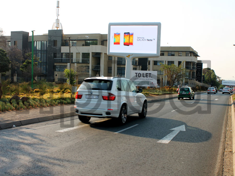 P6 led billboard case of outdoor advertising in France