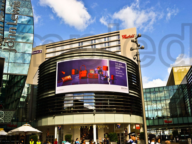 P25 outdoor led billboard case of outdoor advertising in Fra