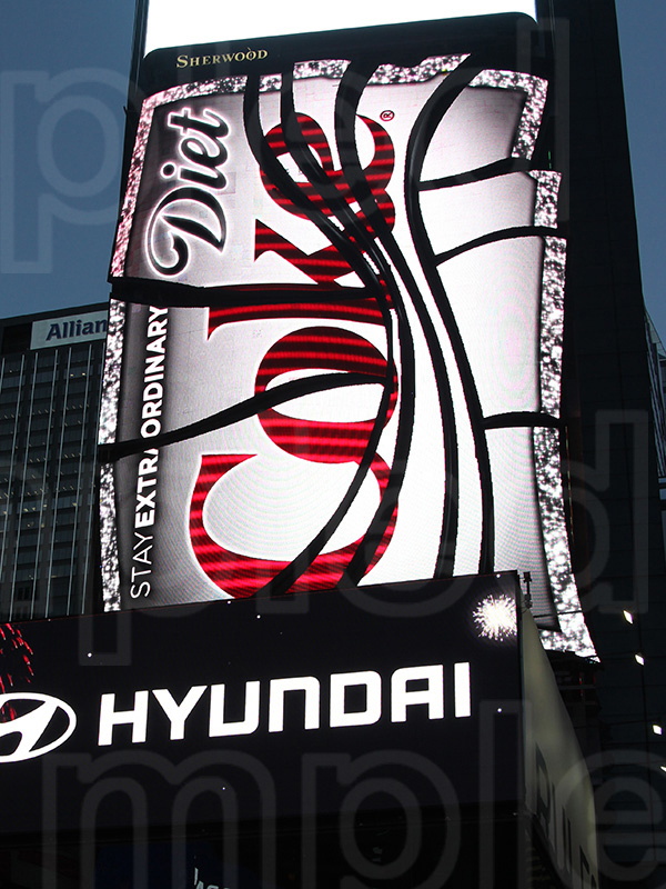 P25 outdoor led billboard case of outdoor advertising in Fra