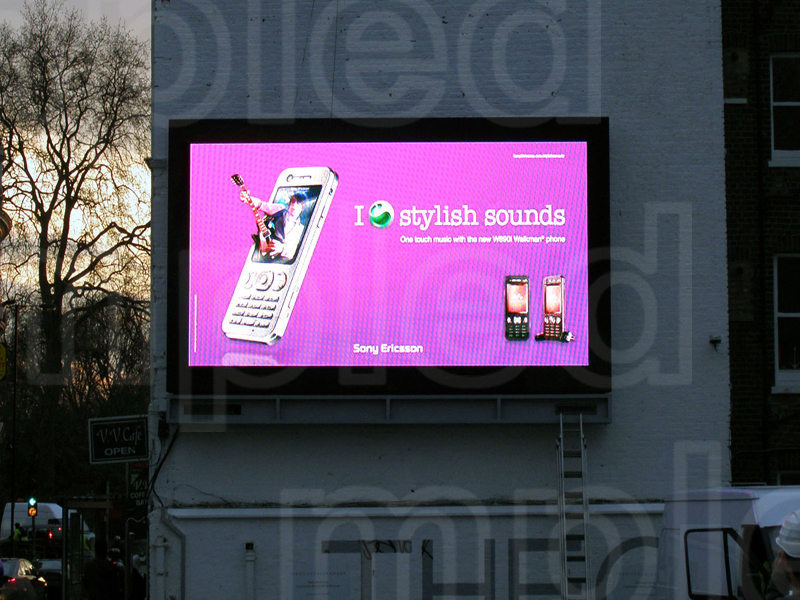 P10 outdoor led sign of outdoor advertising in Belgium