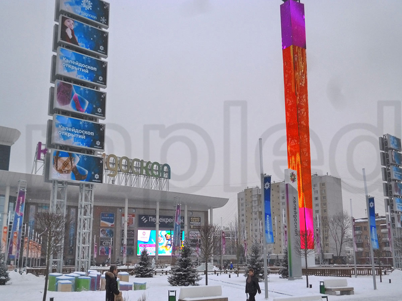 P16 outdoor led screen of outdoor advertising in Sweden