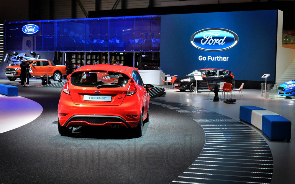 Ford Motor P6.25 indoor rental LED Display in Geneva Motor S