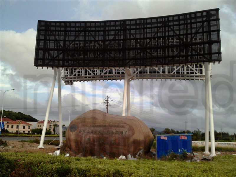 P10 Outdoor LED Displays Installation in Zhoujiajian, China