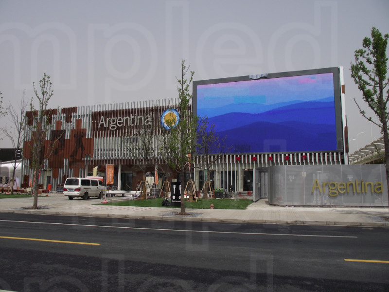 P10 led outdoor displays case in Argentina