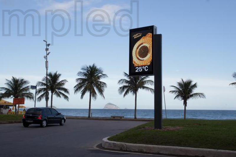 P8 Single Pole LED sign LED display of outdoor advertising i