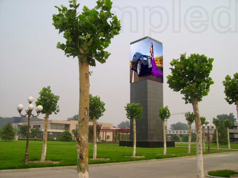 P8 outdoor dip Dual maintenance led display of Outdoor adver