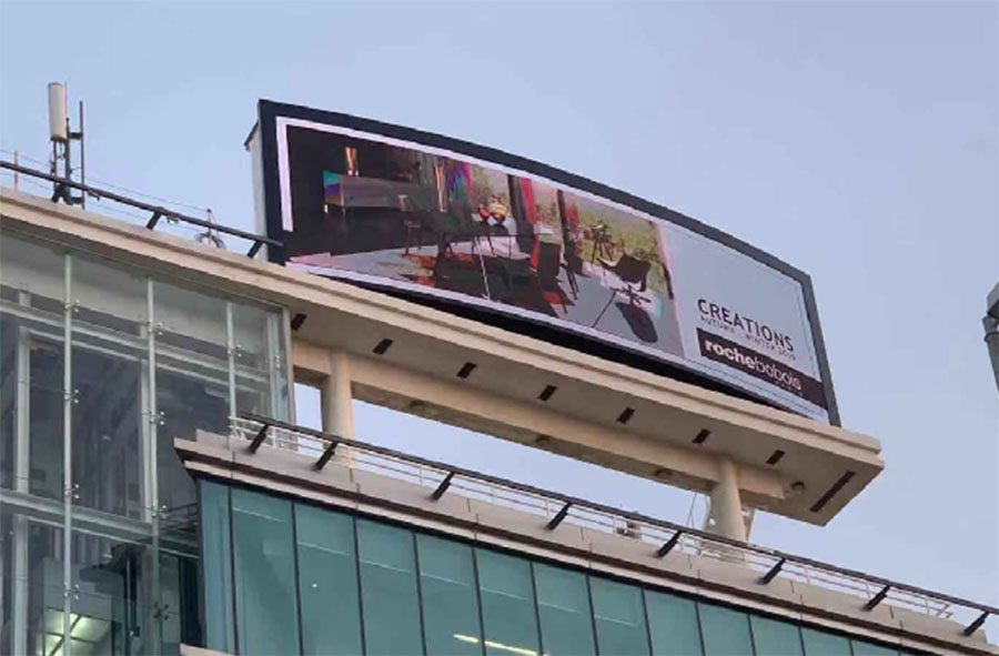 Dubai P10 Outdoor Curved LED Display