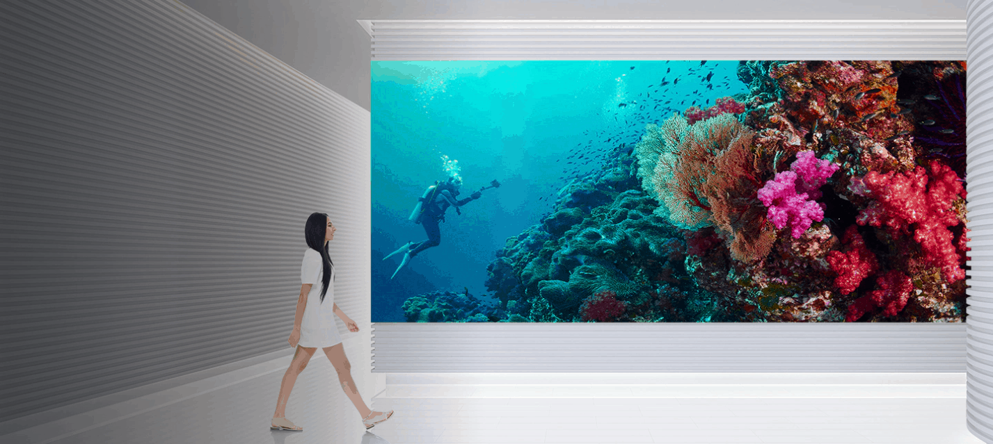 Why is the led wall screen display indoor ad market growing?